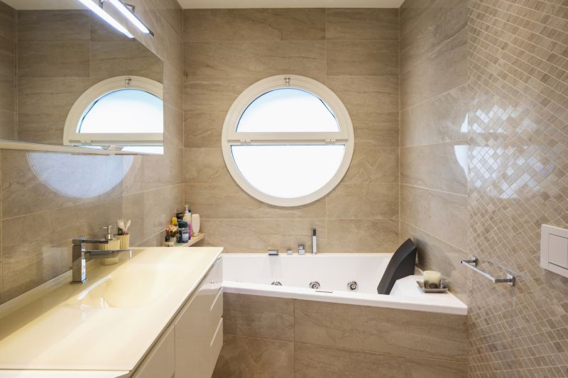 Shower Window Installation detail